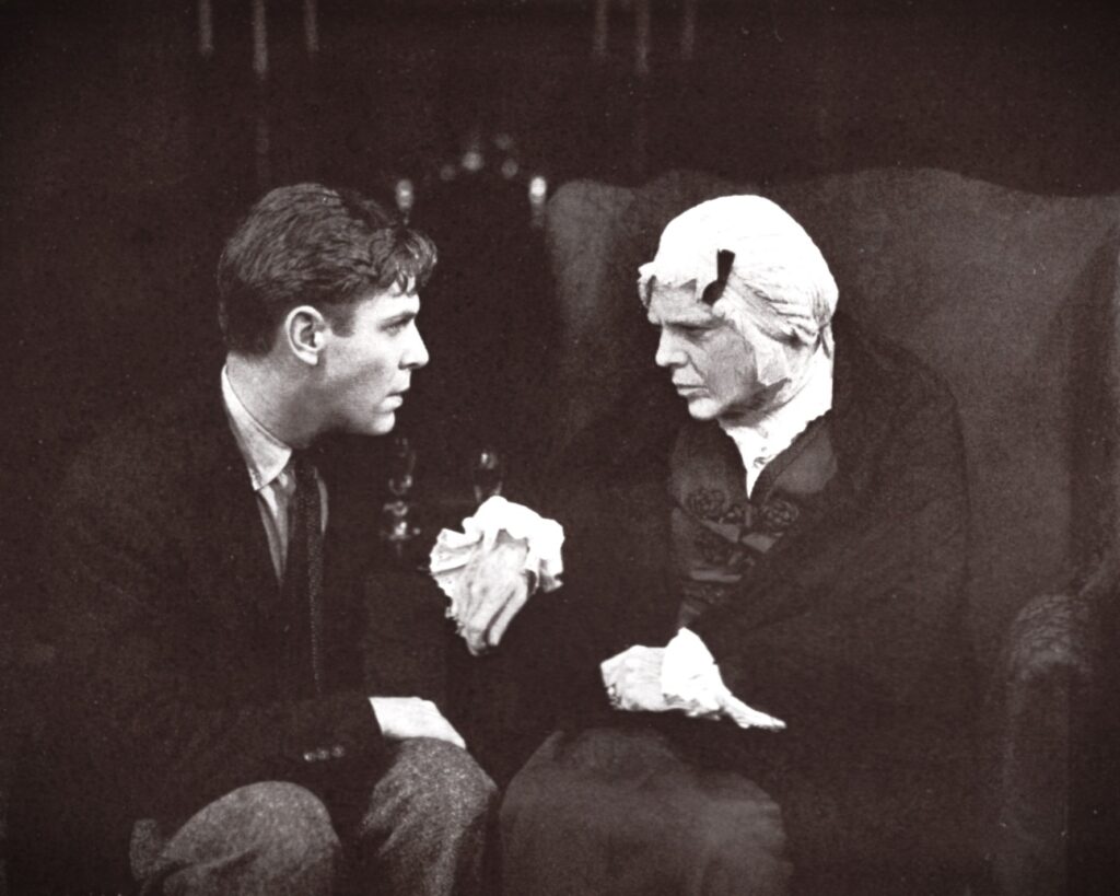 Finch and Barrymore in Whiteoaks in 1939