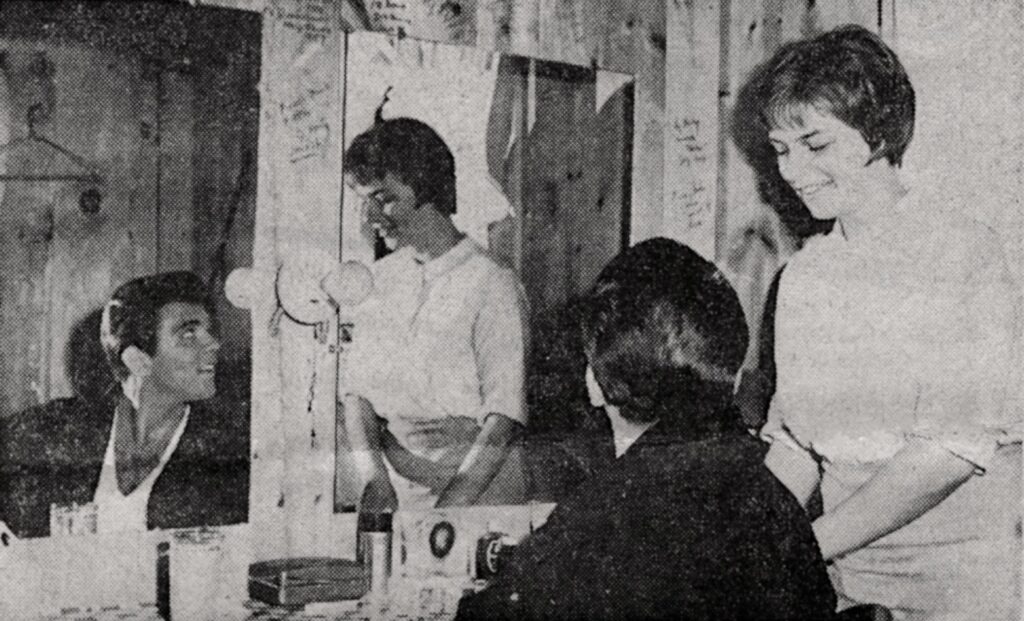 Fabian at Deertrees in 1962