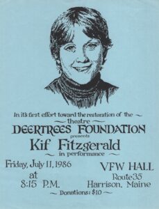 1986 fundraiser poster