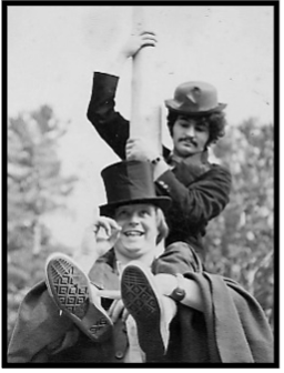 Paul Kreppel (top) with Ken Farrell, 1969